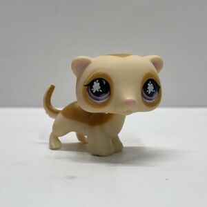 Littlest Pet Shop LPS Ferret Figure Specifically Model Number #653 Rare Messiest